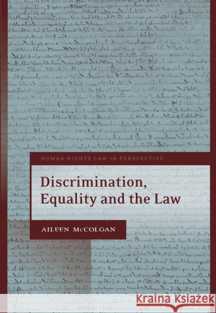 Discrimination, Equality and the Law Aileen McColgan 9781509904990