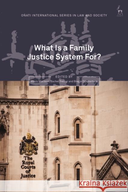 What Is a Family Justice System For? Mavis MacLean Rosemary Hunter Rachel Treloar 9781509951017