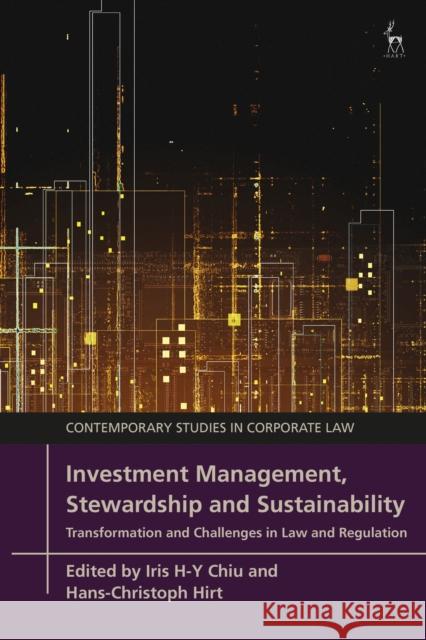 Investment Management, Stewardship and Sustainability  9781509953790 Bloomsbury Publishing PLC