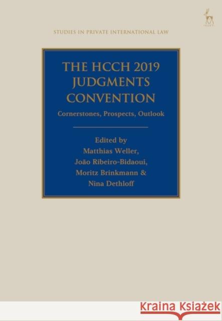 The HCCH 2019 Judgments Convention  9781509959570 Bloomsbury Publishing PLC