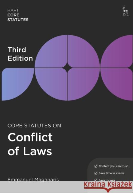 Core Statutes on Conflict of Laws Emmanuel Maganaris 9781509960811 Bloomsbury Publishing PLC