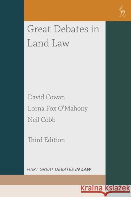 Great Debates in Land Law Cobb Neil Cobb 9781509962761