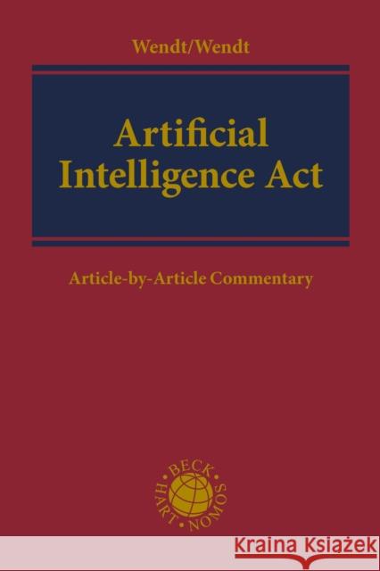 Artificial Intelligence Act  9781509964123 Bloomsbury Publishing (UK)