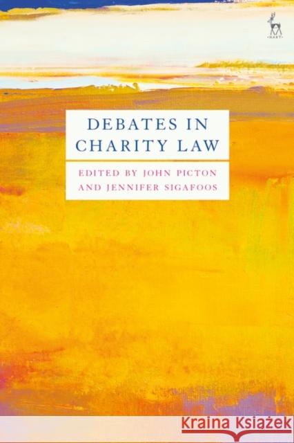 Debates in Charity Law  9781509974276 Bloomsbury Publishing PLC