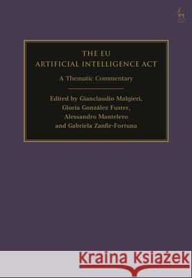 The EU Artificial Intelligence Act  9781509988600 Bloomsbury Publishing PLC