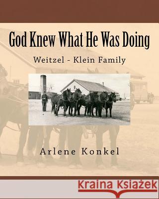 God Knew What He Was Doing: Weitzel - Klein Family Arlene Konkel 9781511607759