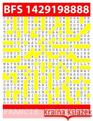 Bfs 1429198888: A BFS Puzzle Gurtowski, Francis 9781511814355