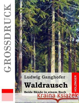 Waldrausch (Großdruck): Beide Bände in einem Buch Ganghofer, Ludwig 9781511843867 Createspace