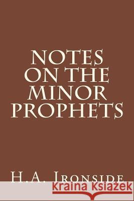 Notes On The Minor Prophets Ironside, H. a. 9781511994361 Createspace