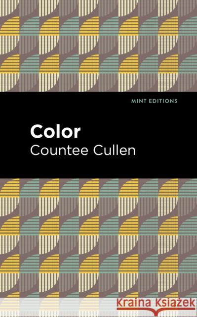 Color Countee Cullen Mint Editions 9781513282381 Mint Editions