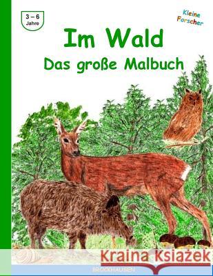 Im Wald - Das grosse Malbuch: Farbausgabe Golldack, Dortje 9781514256589 Createspace Independent Publishing Platform