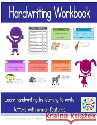 Handwriting Workbook Andrew Frinkle 9781514611227 Createspace