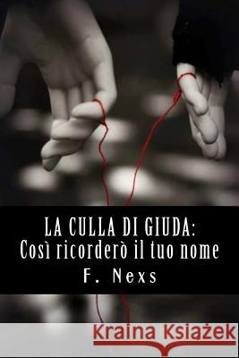 La culla di Giuda: Così ricorderò il tuo nome Nexs, F. 9781515032991 Createspace