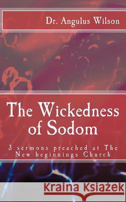 The Wickedness of Sodom: 3 sermons preached at the New beginnings Church Wilson Phd, Angulus D. 9781515108245 Createspace