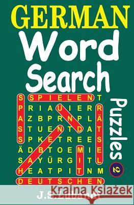 German Word Search Puzzles 2 J. S. Lubandi 9781515184638 Createspace Independent Publishing Platform