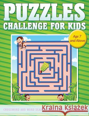 Puzzle Challenge for Kids: Crossword and Word Search Puzzles Greg Green 9781515258100 Createspace