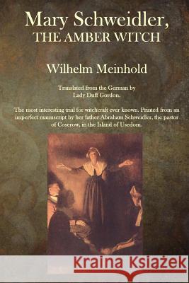 Mary Schweidler, The Amber Witch Meinhold, Wilhelm 9781515291329