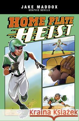 Home Plate Heist Jake Maddox Erika Vitrano 9781515883401 Stone Arch Books