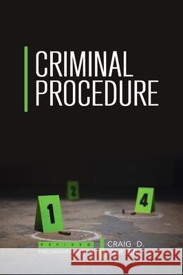 Criminal Procedure Craig D. Harter 9781516580132 Cognella Academic Publishing