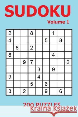 Sudoko Puzzle Book Volume 1 Anne Brown 9781516884230
