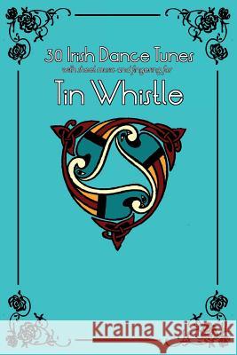 30 Irish Dance Tunes with Sheet Music and Fingering for Tin Whistle Stephen Ducke 9781517649593 Createspace