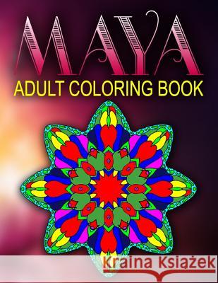 MAYA ADULT COLORING BOOKS - Vol.1: adult coloring books best sellers stress relief Charm, Jangle 9781517747077 Createspace