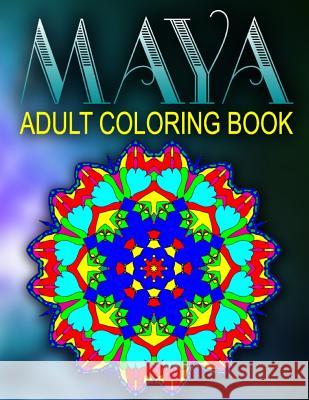 MAYA ADULT COLORING BOOKS - Vol.3: adult coloring books best sellers stress relief Charm, Jangle 9781517747633 Createspace