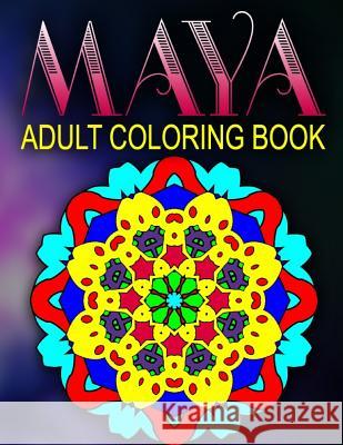 MAYA ADULT COLORING BOOKS - Vol.8: adult coloring books best sellers stress relief Charm, Jangle 9781517748296 Createspace