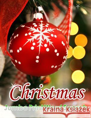 Christmas Jumbo Print Word Search Puzzlefast 9781517761158 Createspace