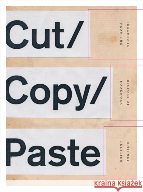 Cut/Copy/Paste: Fragments from the History of Bookwork Whitney Trettien 9781517904081