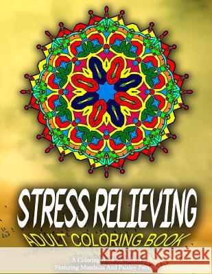 STRESS RELIEVING ADULT COLORING BOOK - Vol.5: relaxation coloring books for adults Charm, Jangle 9781518877599 Createspace