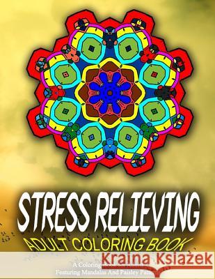 STRESS RELIEVING ADULT COLORING BOOK - Vol.6: relaxation coloring books for adults Charm, Jangle 9781518877605 Createspace