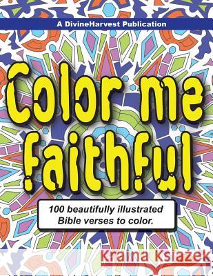 Color me faithful: 100 beautifully illustrated Bible verses to color Richard, Fritz 9781519120373