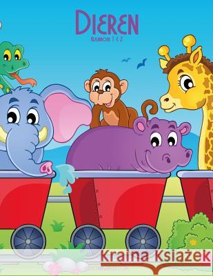 Dieren Kleurboek 1 & 2 Nick Snels 9781519175502 Createspace Independent Publishing Platform