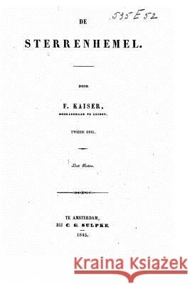 De sterrenhemel Kaiser, F. 9781519617392