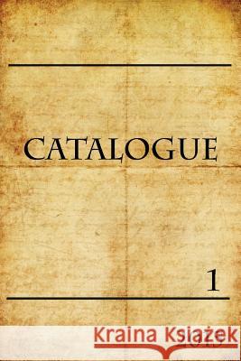 Catalogue 1 Matthew J. D'Abate 9781519714725 Createspace Independent Publishing Platform