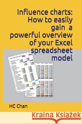 Influence charts: How to easily gain a powerful overview of your Excel spreadsheet model Chan, Hc 9781520976570 Independently Published