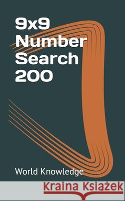 9x9 Number Search 200 World Knowledge 9781521349342 Independently Published