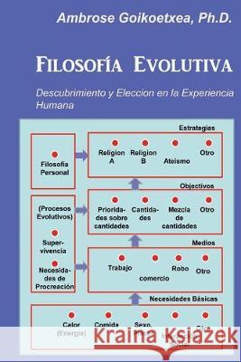 Filosofia Evolutiva: Descubrimiento y Eleccion en la Experiencia Humana Ambrose Goikoetxe 9781522993797 Createspace Independent Publishing Platform