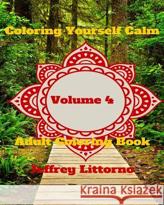 Coloring Yourself Calm, Volume 4: Adult Coloring Book Jeffrey Littorno 9781523247325 Createspace Independent Publishing Platform