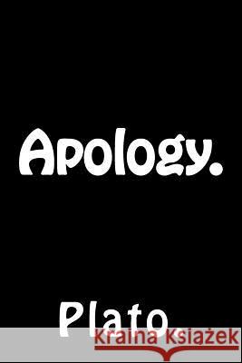 Apology. Plato 9781523357390