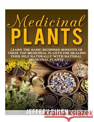 Medicinal Plants: Learn The Basic Beginner Benefits Of These Top Medicinal Plants For Healing Your Self Naturally With Natural Medicinal Singh, Jeffery 9781523385973