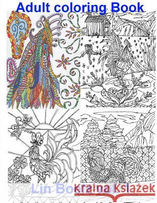 Adult Coloring book Chicken Boelz, Lin 9781523475902 Createspace Independent Publishing Platform