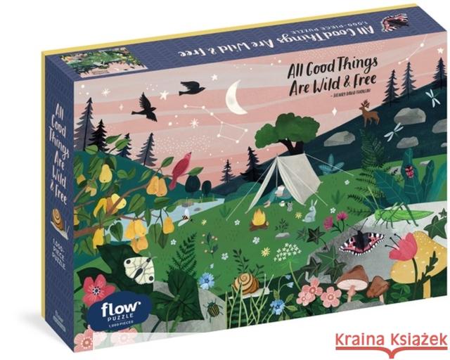 All Good Things Are Wild and Free 1,000-Piece Puzzle (Flow) Adults Families Picture Quote Mindfulness Gift Irene Smit Valesca Va 9781523509379 Workman Publishing