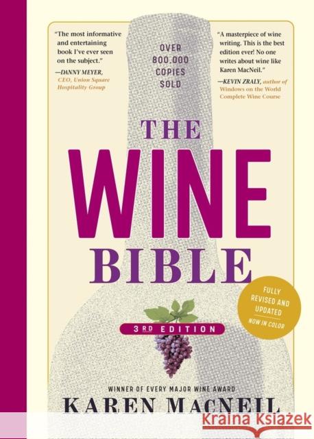The Wine Bible, 3rd Edition Karen MacNeil 9781523510108 Workman Publishing