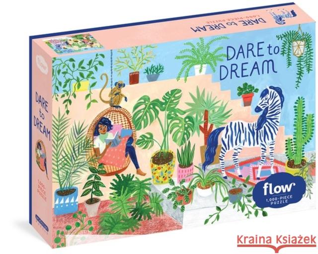 Dare to Dream 1,000-Piece Puzzle: (Flow) for Adults Families Picture Quote Mindfulness Game Gift Jigsaw 26 3/8