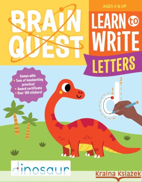 Brain Quest Learn to Write: Letters Workman Publishing 9781523516001