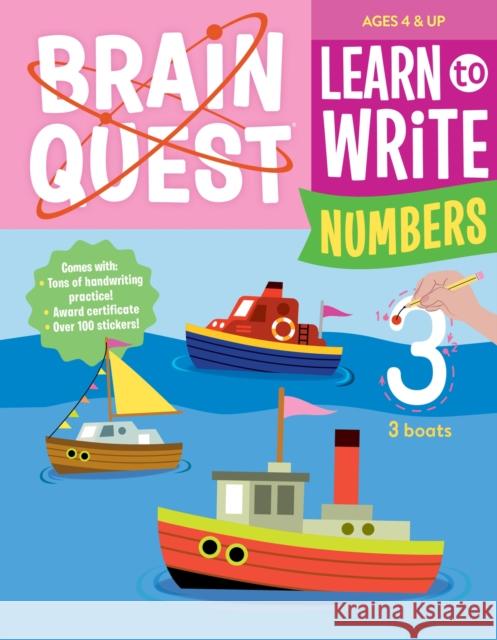 Brain Quest Learn to Write: Numbers Workman Publishing 9781523516018