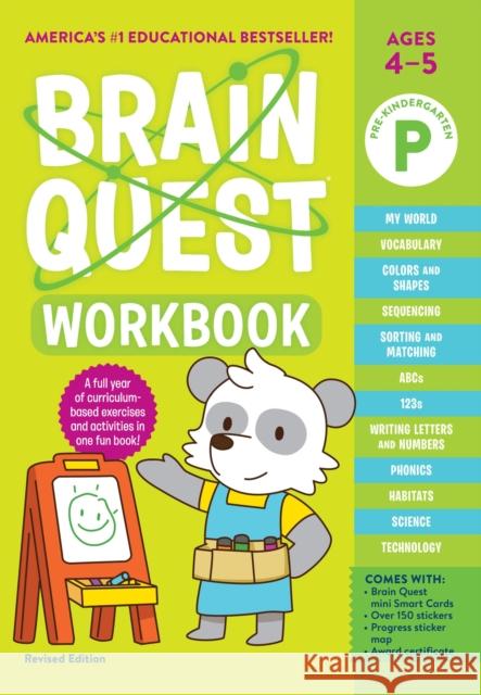 Brain Quest Workbook: Pre-K (Revised Edition) Workman Publishing 9781523517336 Workman Publishing