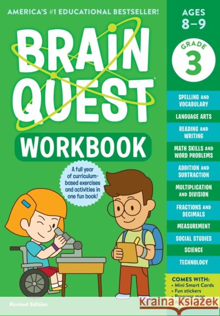 Brain Quest Workbook: 3rd Grade (Revised Edition) Workman Publishing 9781523517374 Workman Publishing
